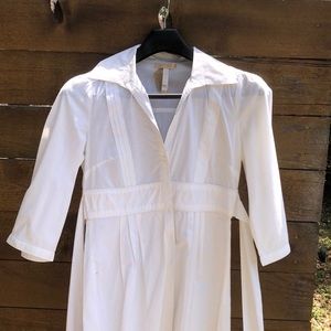 Pretty button down blouse with tie waist